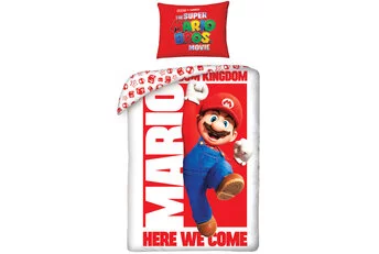 Super Mario Dekbedovertrek Here we Come - Katoen