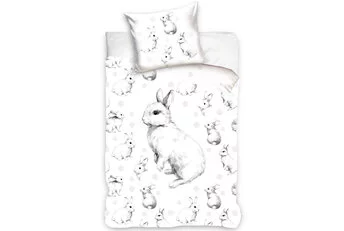 Animal Pictures Dekbedovertrek, Konijntjes - Katoen