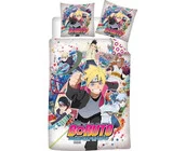Naruto Dekbedovertrek, Boruto - 140 x 200 cm + 63 x 63 cm  - Polyester
