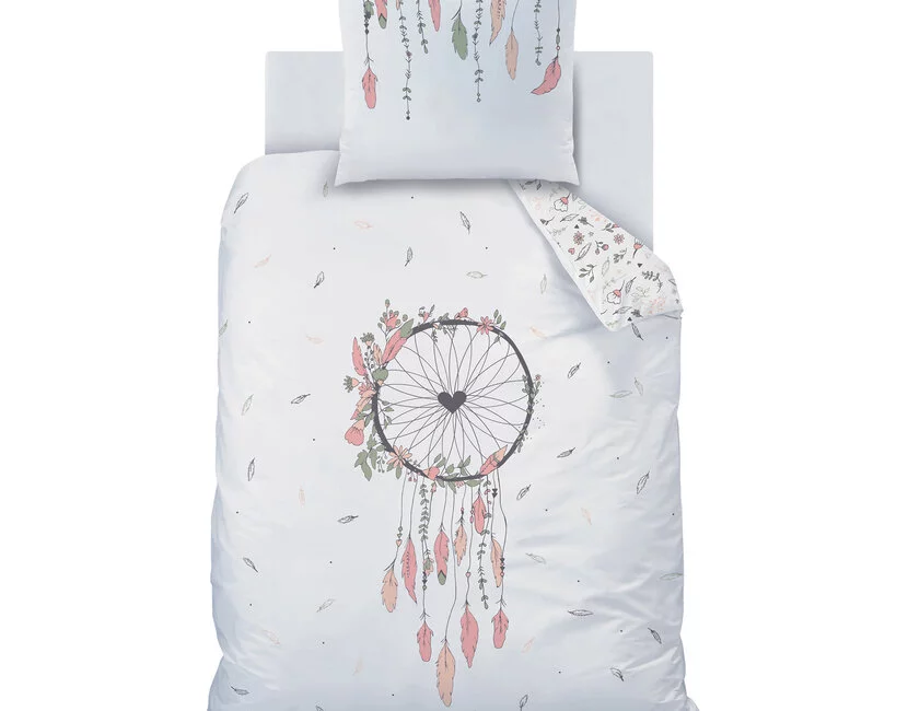 Matt & Rose Dekbedovertrek, Dromenvanger - 140 x 200 cm + 63 x 63 cm - Katoen