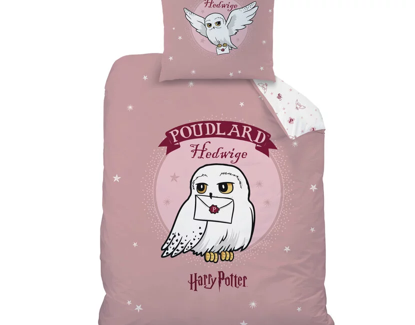 Harry Potter Dekbedovertrek, Fly - 140x200cm + 63x63cm - Katoen