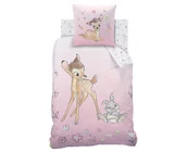 Disney Bambi Dekbedovertrek, Flower - 140 x 200 cm + 63 x 63 cm - Katoen