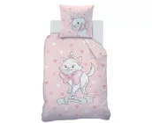 Disney Aristocats Dekbedovertrek, Love - 140 x 200 cm + 63 x 63 cm - Katoen