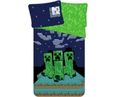Minecraft Dekbedovertrek, Sssleep Tight - Eenpersoons - 140 x 200 + 70 x 90 cm - Katoen