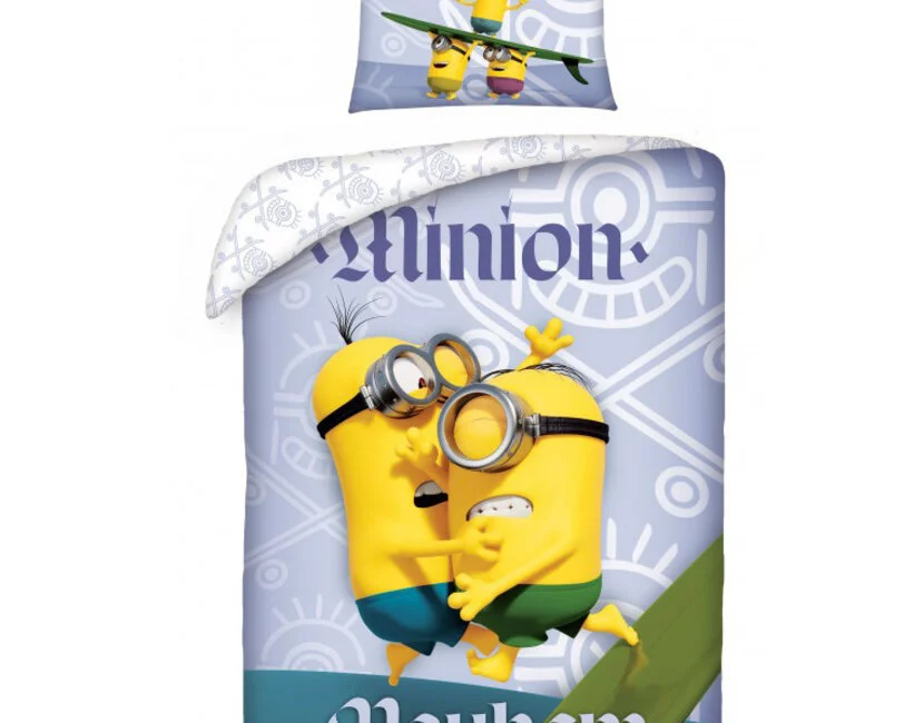 Minions Dekbedovertrek, Mayhem - Eenpersoons - 140 x 200 cm - Katoen
