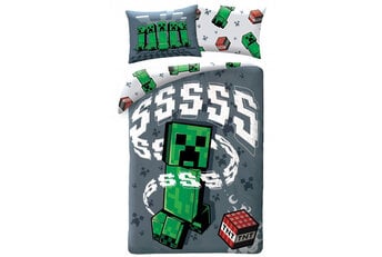 Minecraft Dekbedovertrek TNT - Katoen - Gratis bezorgd