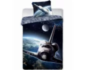 Astronaut Dekbedovertrek, Ruimtevaart - 140 x 200 cm + 70 x 90 cm - Katoen