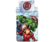 Marvel Avengers Dekbedovertrek, Heroes - 140 x 200 cm + 70 x 90 cm - Katoen