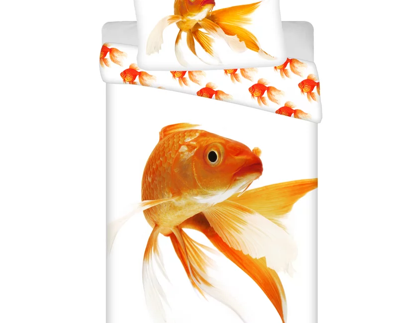 Animal Pictures Dekbedovertrek, Goudvis - 140 x 200 cm + 70 x 90 cm - Katoen