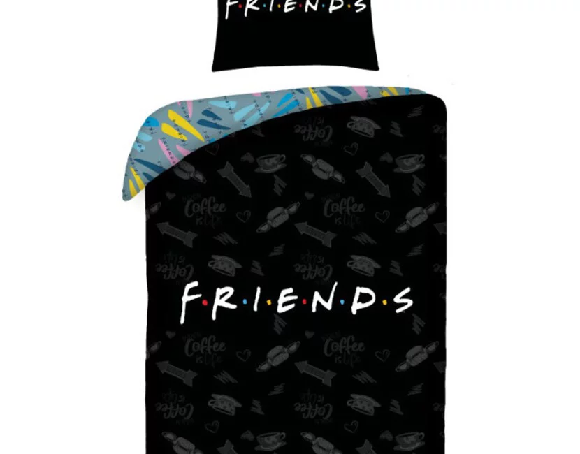 Friends Dekbedovertrek, Central Perk - 140 x 200 cm + 70 x 90 cm - Katoen