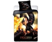 Draak Dekbedovertrek, Dragons - 140 x 200 cm + 70 x 90 cm - Katoen