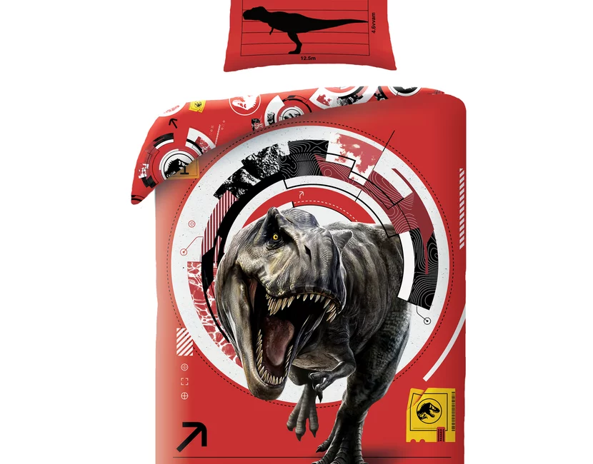 Jurassic World Dekbedovertrek Covert Mission - 140 x 200 cm + 70 x 90 cm - Polyester