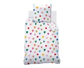 Wee Blue Bell Dekbedovertrek Amour - 140 x 200 + 63 x 63 cm - Katoen