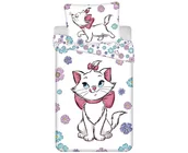 Disney Aristocats Dekbedovertrek, Flowers - Eenpersoons 140 x 200 + 70 x 90 cm - Katoen
