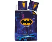 Batman Dekbedovertrek, Batmobile - Eenpersoons - 140 x 200 / 65 x 65 cm - Polykatoen