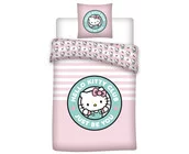 Hello Kitty Dekbedovertrek, Just be You - Eenpersoons - 140 x 200 / 65 x 65 cm - Polykatoen