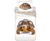 Animal Pictures Dekbedovertrek, Schildpad - Eenpersoons - 140 x 200 + 70 x 90 cm - Katoen