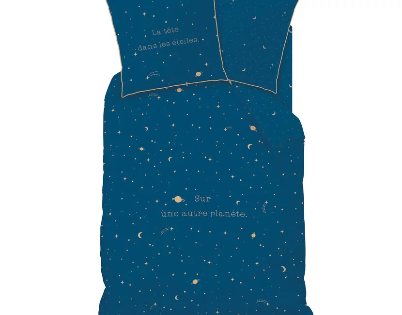 Matt & Rose Dekbedovertrek Star Gaze - 140 x 200 cm + 63 x 63 cm - Katoen