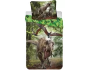 Jurassic World dekbedovertrek Forest - 140 x 200 cm + 70 x 90 cm - Polyester