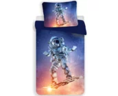 Astronaut Dekbedovertrek, Spaceboard Champion - 140 x 200 + 70 x 90 cm - Polyester