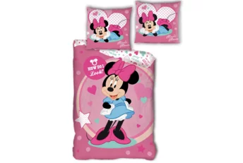 Disney Minnie Mouse Dekbedovertrek How do I look - Polyester