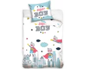 Super Boy Dekbedovertrek Skyline Glow in the Dark - 140 x 200 + 70 x 90 cm - Katoen