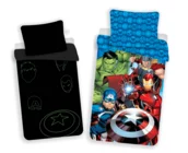 Marvel Avengers Dekbedovertrek, Glow in the Dark - 140 x 200 + 70 x 90 cm - Katoen