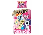 My Little Pony Dekbedovertrek, Friendship - 140 x 200 + 70 x 90 cm - Katoen