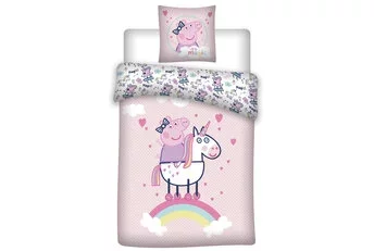 Peppa Pig Dekbedovertrek Unicorn - Katoen