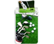Sport Dekbedovertrek, Golf - 140 x 200 + 70 x 90 cm - Katoen