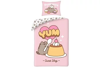 Pusheen Dekbedovertrek, Yum - Katoen