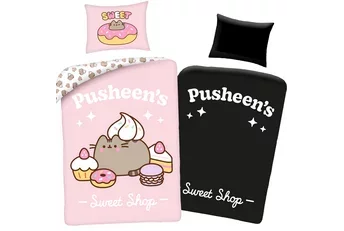 Pusheen Dekbedovertrek Glow in the Dark, Sweet - Katoen