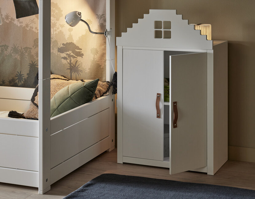 4-in-1 Kinderbed met dakconstructie