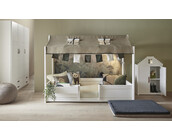 4-in-1 Kinderbed met dakconstructie