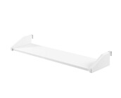 Halfhoogslaper Pino - Wit - 90x200 - met glijbaan, 2 lades en bedplank (variant 4)