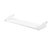 Halfhoogslaper Pino - Wit - 90x200 - met glijbaan en bedplank (variant 3)