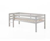 Halfhoogslaper Pino - Wit - 90x200 - alleen het bed (variant 2)