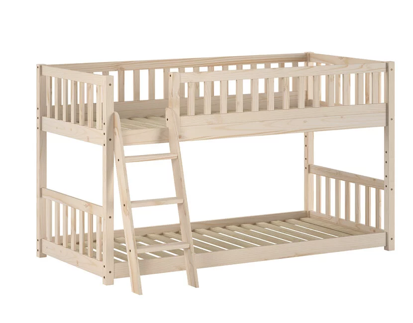 Stapelbed Montessori - Ronald - Natuur - 90x200
