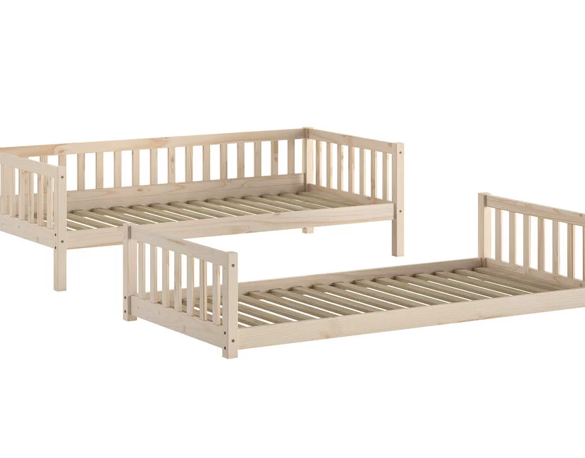 Stapelbed Montessori - Ronald - Natuur - 90x200