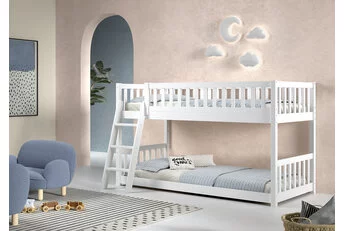 Stapelbed Montessori - Ronald - Wit