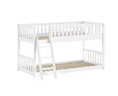 Stapelbed Montessori - Ronald - Wit- 90x200