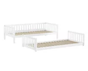 Stapelbed Montessori - Ronald - Wit- 90x200