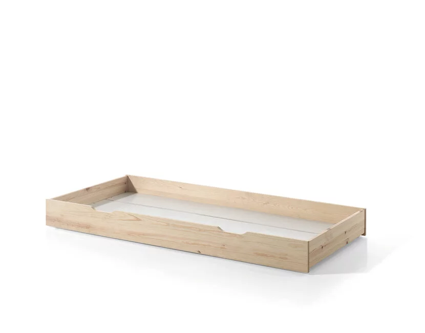 Bedbank Tipi - Naturel houtkleur  - 90x200