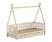 Bedbank Tipi - Naturel houtkleur  - 90x200