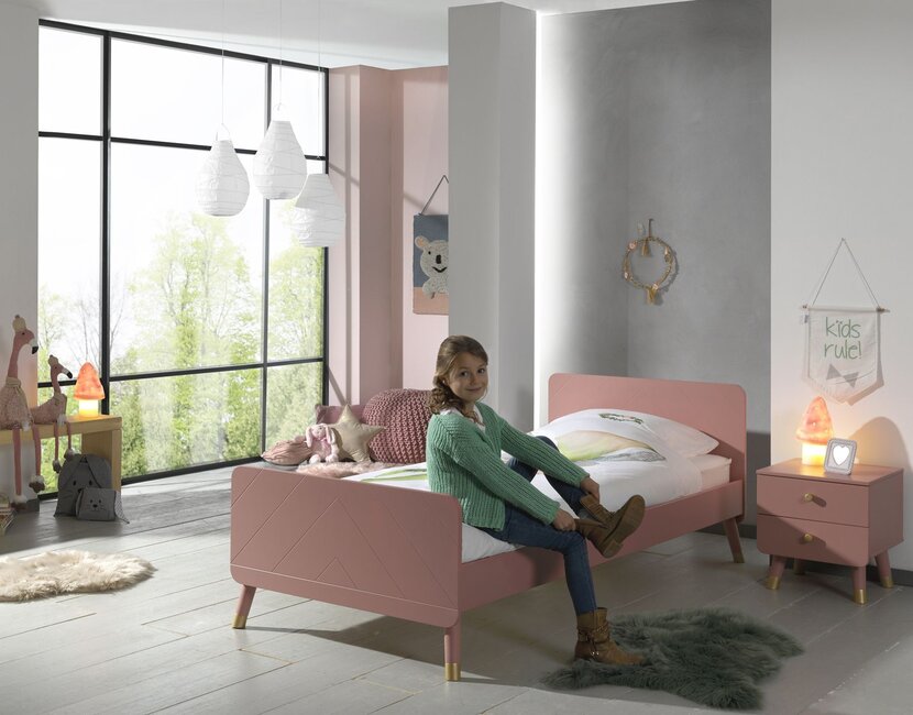 Kinderbed Billy - Terra Roze - 90x200
