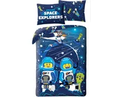 Lego Dekbedovertrek Space Explorers - 140 x 200 + 70 x 90 cm - Polyester