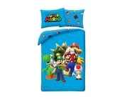 Super Mario Dekbedovertrek, Squad - Eenpersoons - 140 x 200 + 70 x 90 cm - Polyester