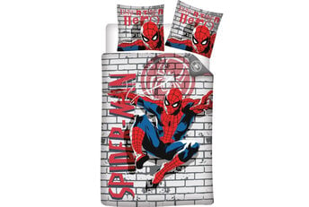 Spiderman Dekbedovertrek, Downtown Hero - Polykatoen