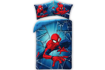 Spiderman Dekbedovertrek Web - Katoen - Gratis bezorgd