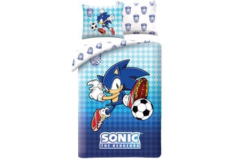 Sonic Dekbedovertrek, Voetbal - Polyester - Gratis bezorgd